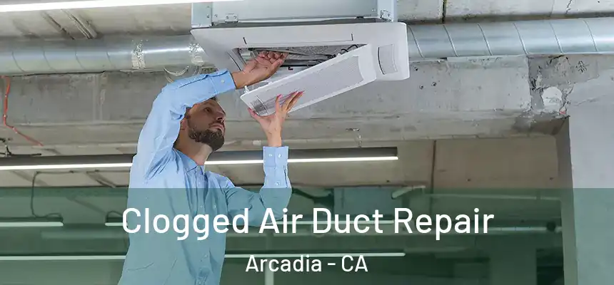  Clogged Air Duct Repair Arcadia - CA